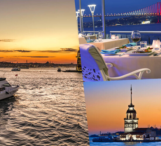 Sunset Bosphorus Cruise by Private Yacht